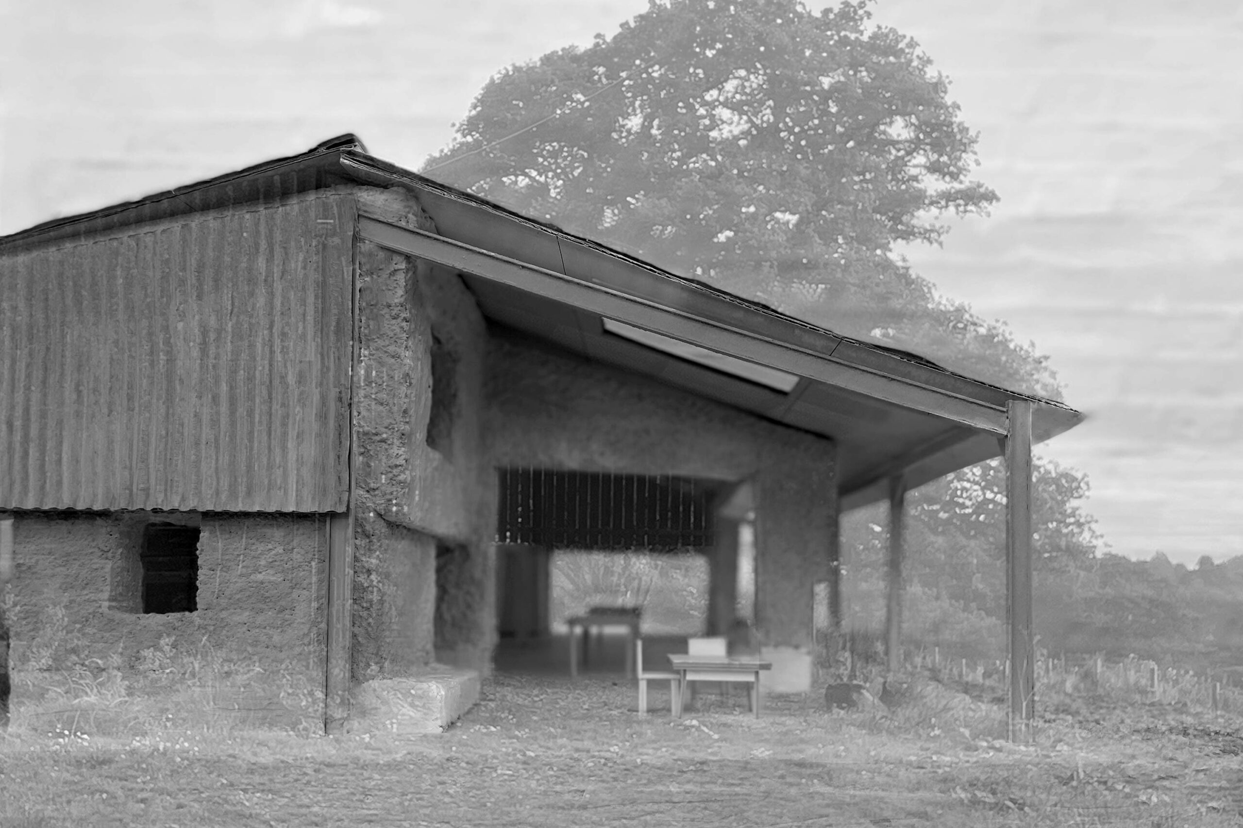 Reinterpreting a hay barn into an archival studio