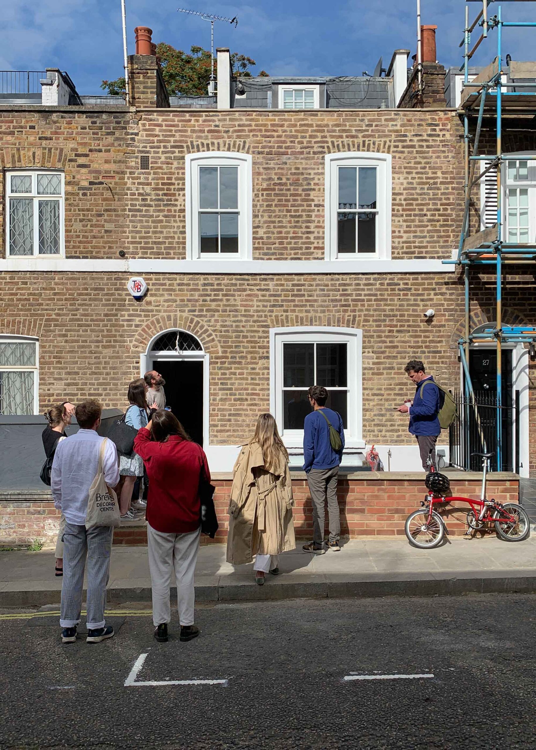 Visiting our Knightsbridge mews project