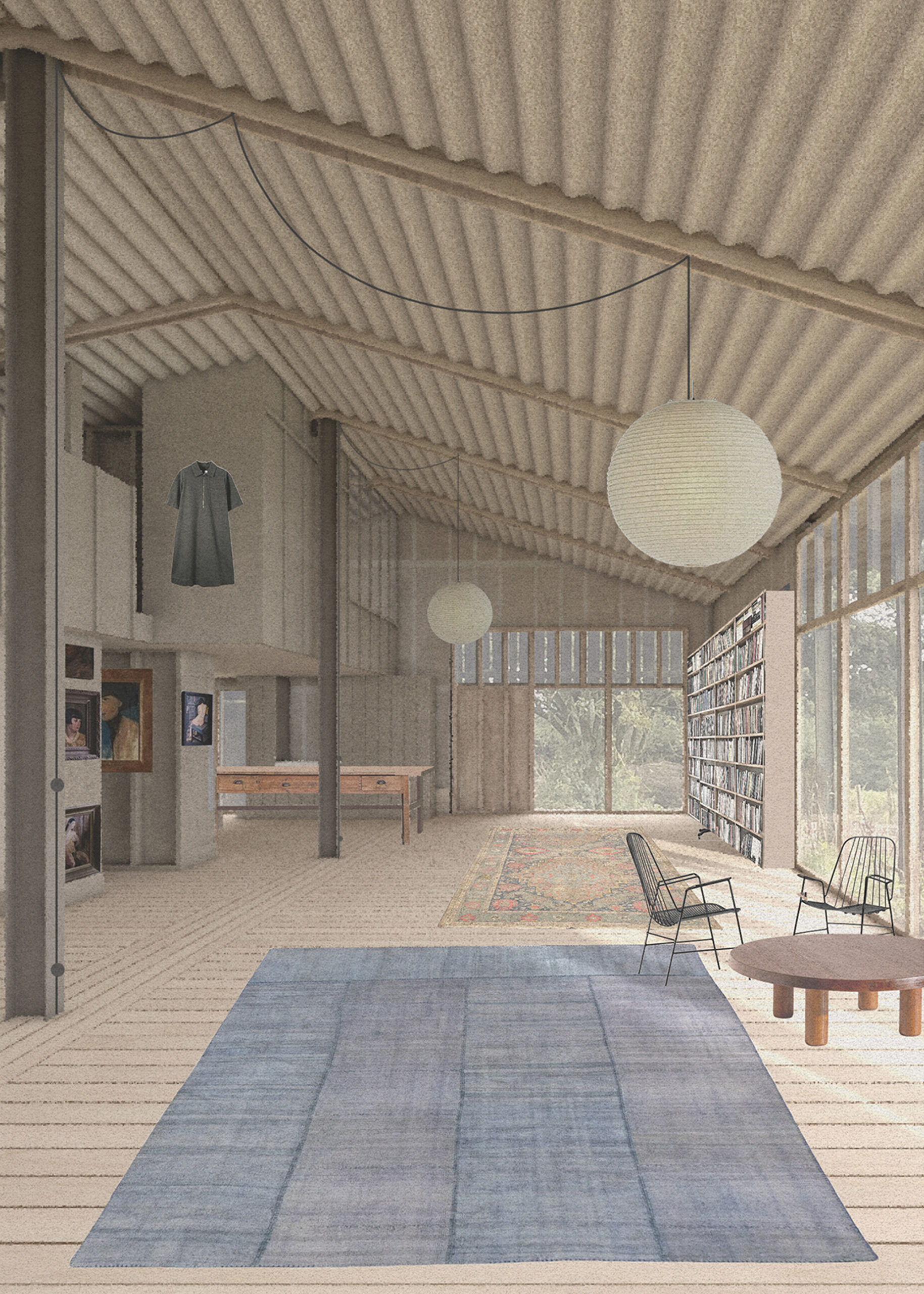 Reinterpreting a hay barn into a contemporary studio