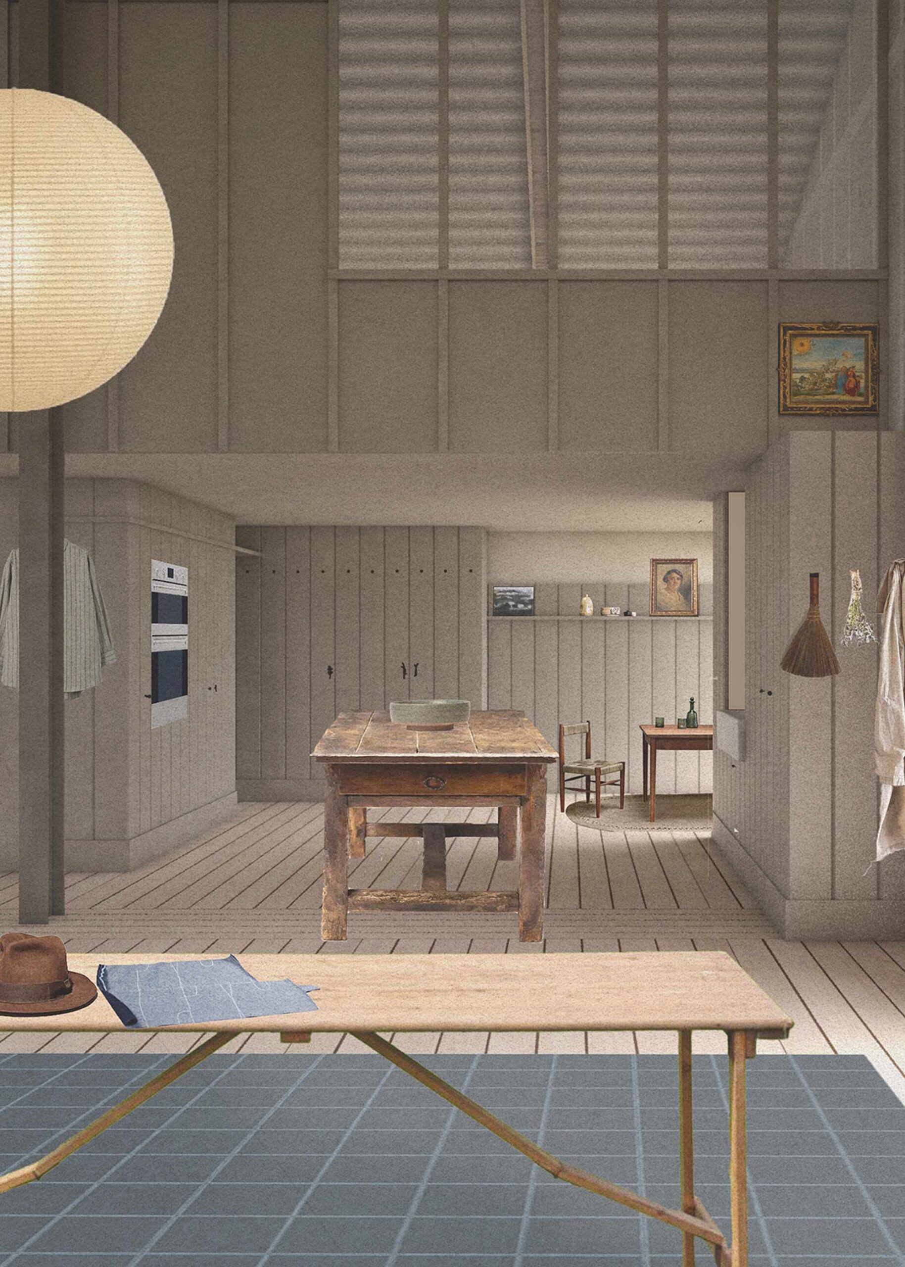 Reinterpreting a hay barn into a contemporary studio