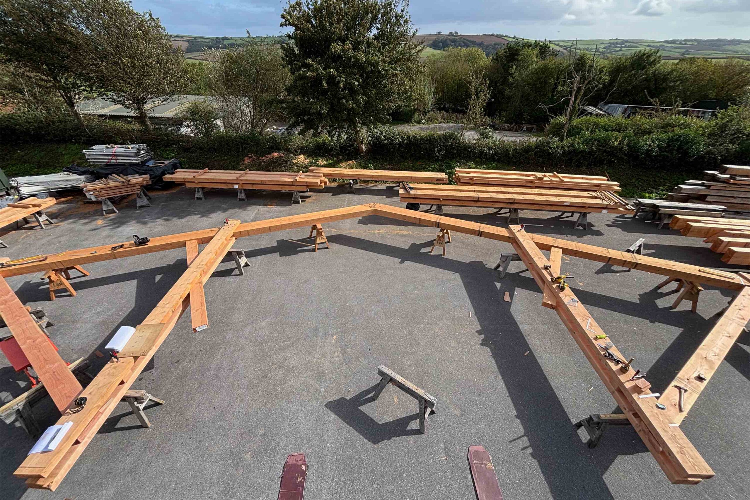 Site progress at Titch Hill Winery