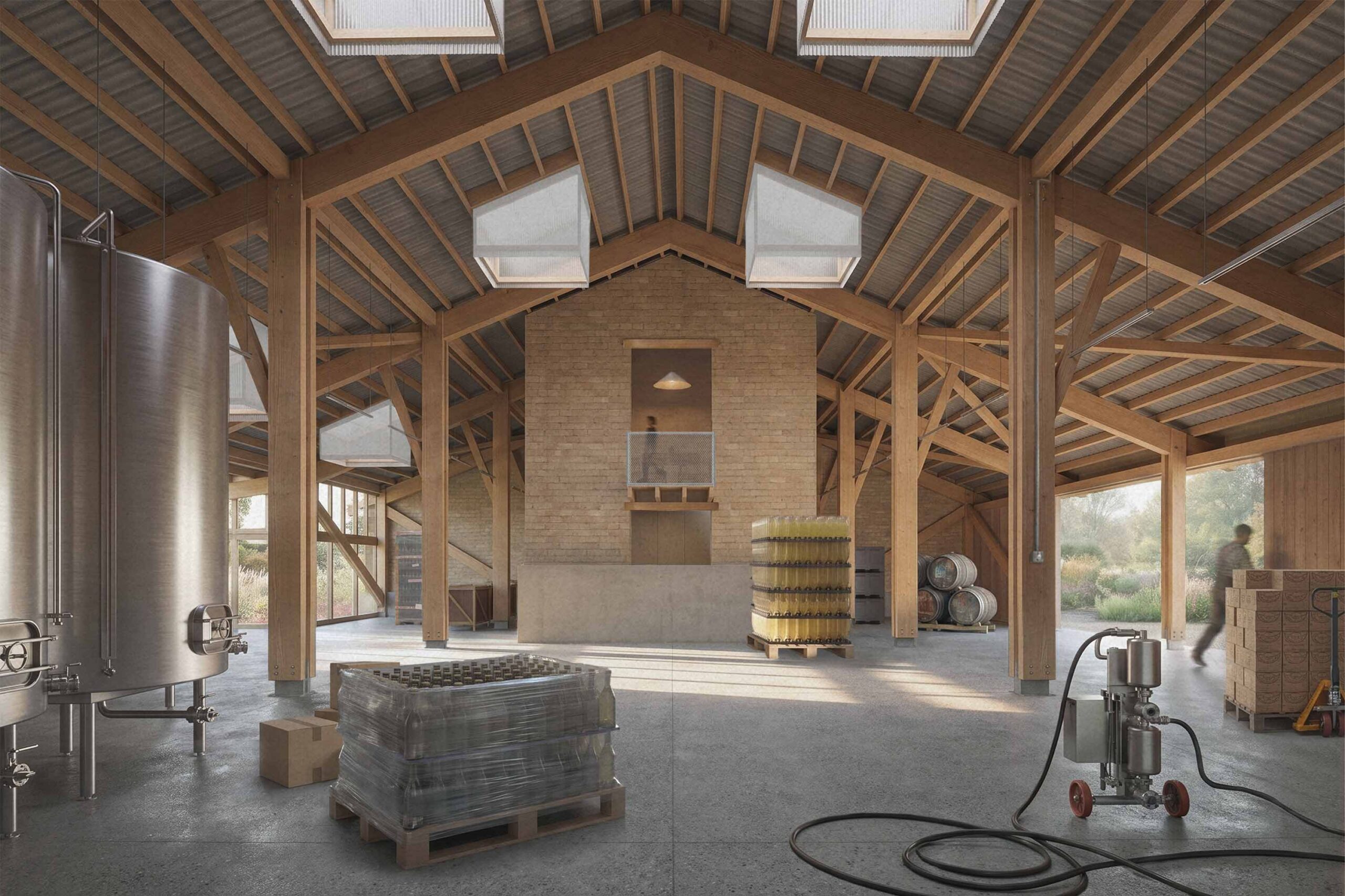 Site progress at Titch Hill Winery